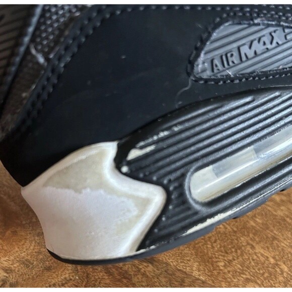 Nike Air Max 90 Running Shoes Black And White Size 8 Jogging Walking Outdoor - Picture 8 of 11